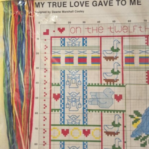 Christmas Vintage Sunset kit 2917-  Cross-stitch - Picture 2 of 5